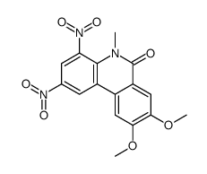 8,9-dimethoxy-5-methyl-2,4-dinitrophenanthridin-6-one Structure