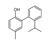 4-methyl-2-(2-propan-2-ylphenyl)phenol Structure