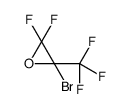 2-Bromo-3,3-difluoro-2-(trifluoromethyl)oxirane结构式