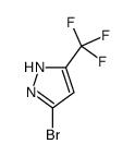 3-Bromo-5-(trifluoromethyl)pyrazole structure