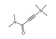 N,N-Dimethyl-3-trimethylsilyl-2-propynamide Structure