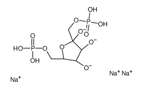 beta-d-Fructofuranose, 1,6-bis(dihydrogen phosphate), trisodium salt picture