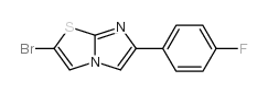 2-bromo-6-(4-fluorophenyl)imidazo[2,1-b][1,3]thiazole Structure