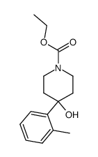 1-ethoxycarbonyl-4-(2-tolyl)piperidin-4-ol Structure