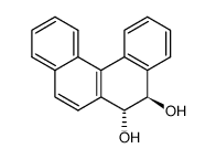 (+)-(5R,6R)-trans-5,6-dihydroxy-5,6-dihydrobenzophenanthrene结构式