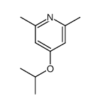 4-isopropoxy-2,6-dimethyl-pyridine Structure