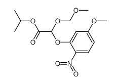 isopropyl 2-(5-methoxy-2-nitrophenoxy)-2-(methoxymethoxy)acetate结构式