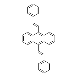 9,10-Bis[(E)-2-(phenyl)ethenyl]anthracene结构式