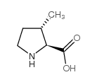 (2S,3S)-3-METHYLPYRROLIDINE-2-CARBOXYLIC ACID structure