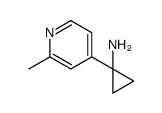 1-(2-methylpyridin-4-yl)cyclopropan-1-amine Structure