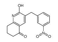 2-羟基-3-(3-硝基苄基)-7,8-二氢喹啉-5(6H)-酮结构式