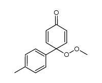 4-(methylperoxy)-4-(4'-methylphenyl)cyclohexa-2,5-dienone Structure