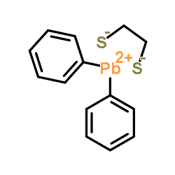 diphenyllead; ethane-1,2-dithiolate Structure