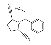 1-(2-hydroxy-1-phenylethyl)pyrrolidine-2,5-dicarbonitrile Structure