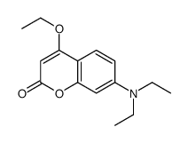 7-(diethylamino)-4-ethoxychromen-2-one结构式