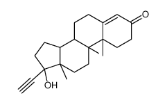 9,17-dihydroxy-17-ethynylandrost-4-en-3-one structure