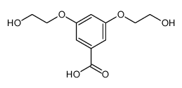 3,5-bis(2-hydroxyethoxy)benzoic acid结构式