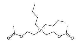 bis(2-acetoxyethyl)dibutyltin结构式