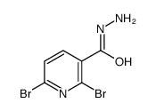 2,6-dibromopyridine-3-carbohydrazide结构式