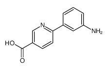 6-(3-aminophenyl)pyridine-3-carboxylic acid结构式