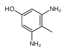 3,5-diamino-4-methylphenol Structure