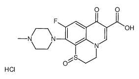 Rufloxacin sulfoxide structure