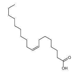 (Z)-octadec-8-enoic acid结构式