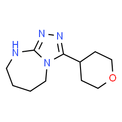 3-(Oxan-4-yl)-5H,6H,7H,8H,9H-[1,2,4]triazolo[4,3-a][1,3]diazepine结构式