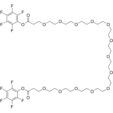 Bis-PEG13-PFP ester结构式