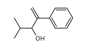 3-Hydroxy-4-methyl-2-phenylpent-1-ene结构式