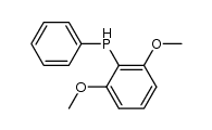 phenyl(2,6-dimethoxyphenyl)phosphine结构式