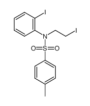 N-(2-iodoethyl)-N-(2-iodophenyl)-4-methylbenzenesulfonamide Structure