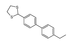 2-[4-(4-ethylphenyl)phenyl]-1,3-dithiolane Structure