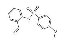 2-[(4-methoxyphenylsulfonyl)amino]benzaldehyde结构式