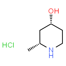 (2R,4R)-2-methylpiperidin-4-ol hydrochloride Structure