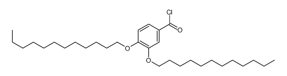 3,4-didodecoxybenzoyl chloride结构式