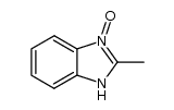 1H-Benzimidazole,2-methyl-,3-oxide(9CI) Structure