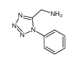 1-(1-phenyl-1H-tetrazol-5-yl)methanamine(SALTDATA: HCl)结构式