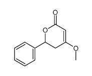 4-METHOXY-6-PHENYL-5,6-DIHYDRO-PYRAN-2-ONE结构式