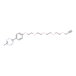 Methyltetrazine-PEG5-alkyne图片