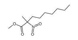 α-Nitro-α-methyl-pelargonsaeure-methylester结构式