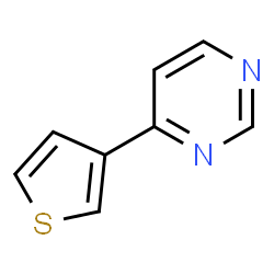 4-(thiophen-3-yl)pyrimidine Structure