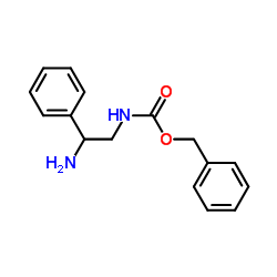 Benzyl (2-amino-2-phenylethyl)carbamate Structure