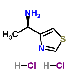 (1R)-1-(1,3-Thiazol-4-yl)ethanamine dihydrochloride structure