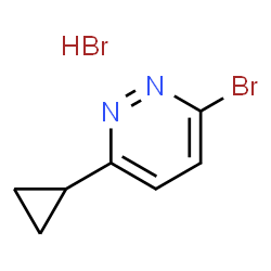 3-Bromo-6-cyclopropylpyridazine Hydrobromide structure