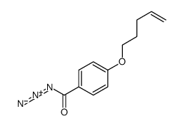 4-pent-4-enoxybenzoyl azide结构式