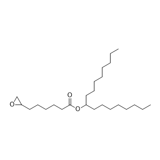 十七烷-9-基6-(环氧乙烷-2-基)己酸酯结构式