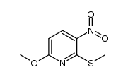 6-methoxy-2-(methylthio)-3-nitropyridine Structure