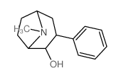 8-Azabicyclo[3.2.1]octan-2-ol,8-methyl-3-phenyl-, (2-endo,3-exo)- (9CI) structure