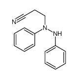 3-(N-anilinoanilino)propanenitrile Structure